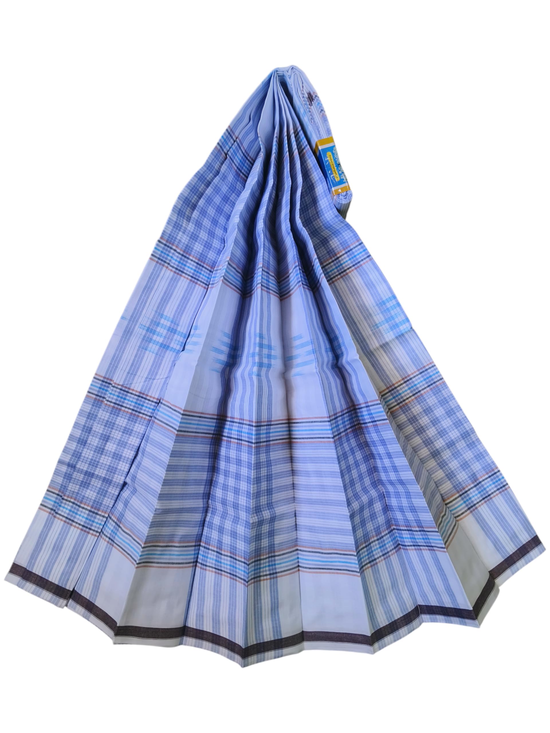 Bangladeshi Lungi for Men Size 2.5 Meter, Very Soft Fashionable and Comfortable for Sleep, Bath and Beach use, Stitched Lungi Multicolour (59)-picture-27