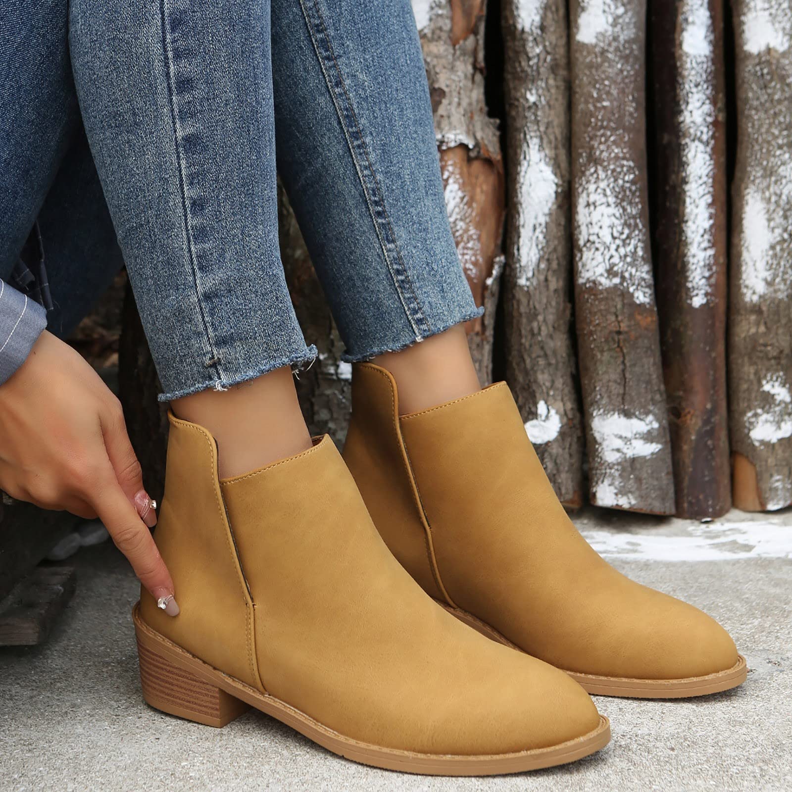 Amazon.com: CsgrFagr Short Boots for Women Ankle Boots Single