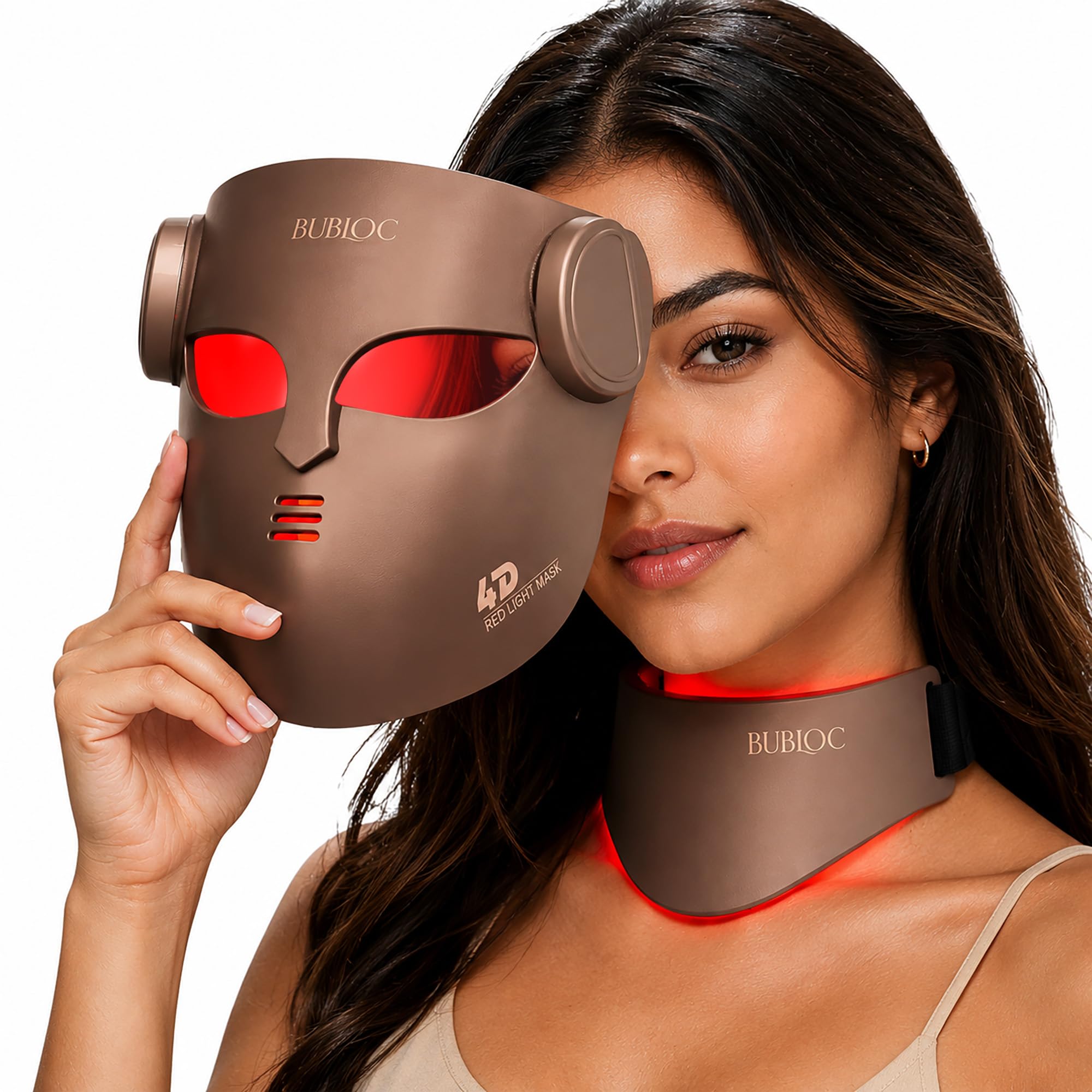 Amazon.com: Red Light Therapy Mask for Face & Neck,Wireless Red