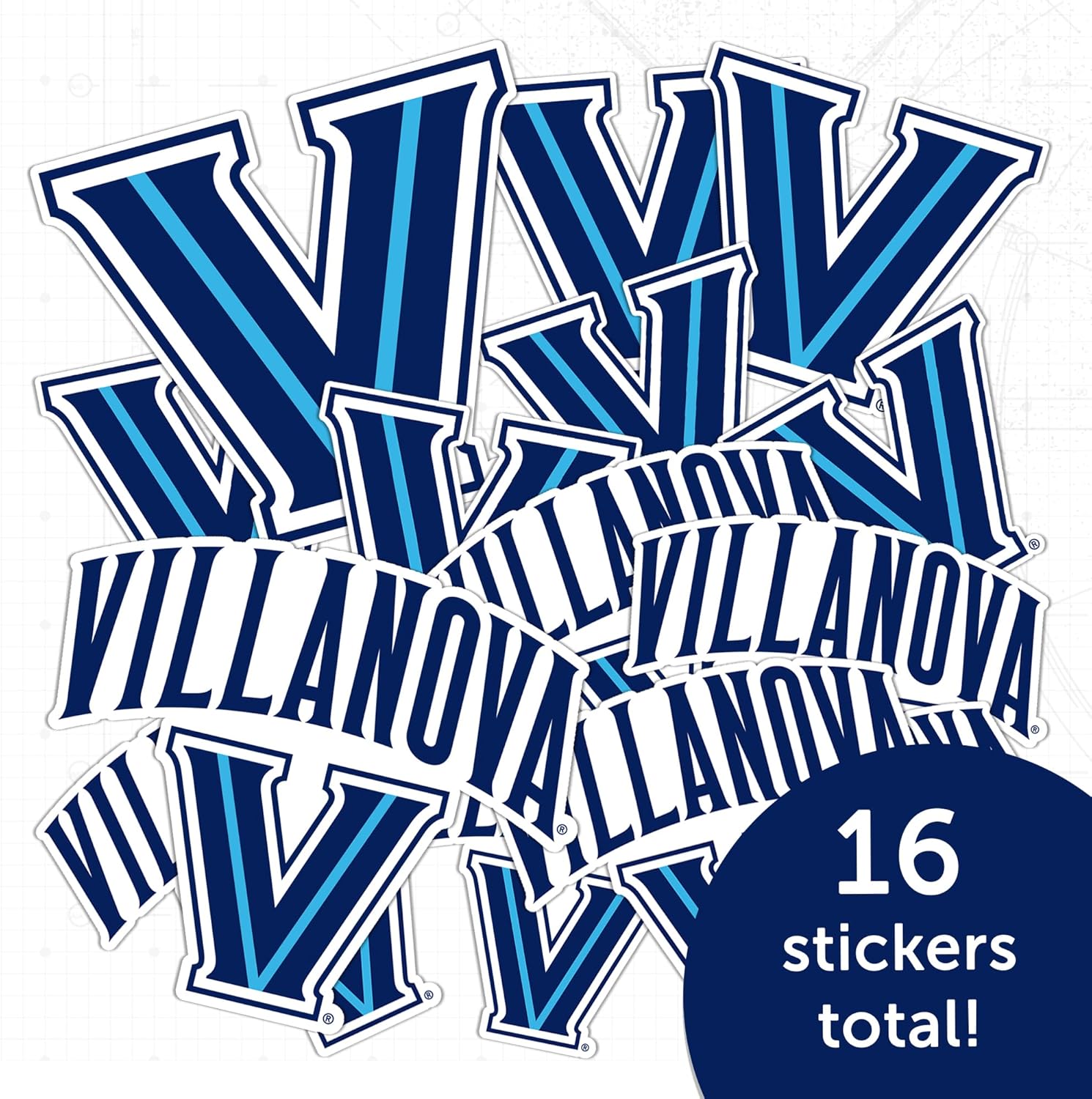 Desert Cactus Villanova University Sticker VU Wildcats Sticker Vinyl Decals Laptop Water Bottle Car Scrapbook Sheet T1 (Type 1-1) - Image 5