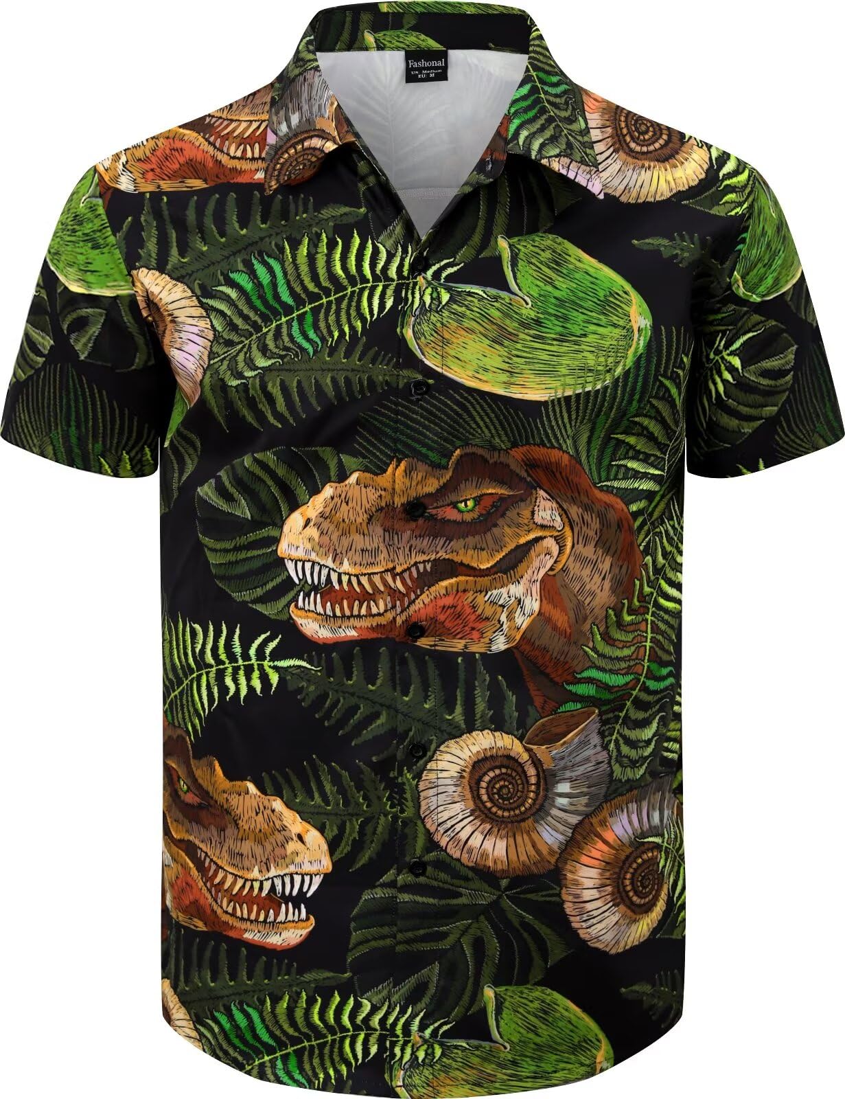 Men's Hawaiian Shirt Button Down Summer Short Sleeve Shirt