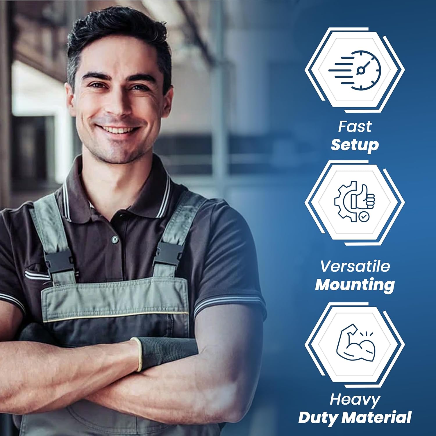 UBL Interior Visor Bracket with Extension for Full-Size SUVs & Trucks - Adjustable, Durable Mount for Interior Vehicle Emergency Lights - Fit Larger Vehicles - Easy to Install