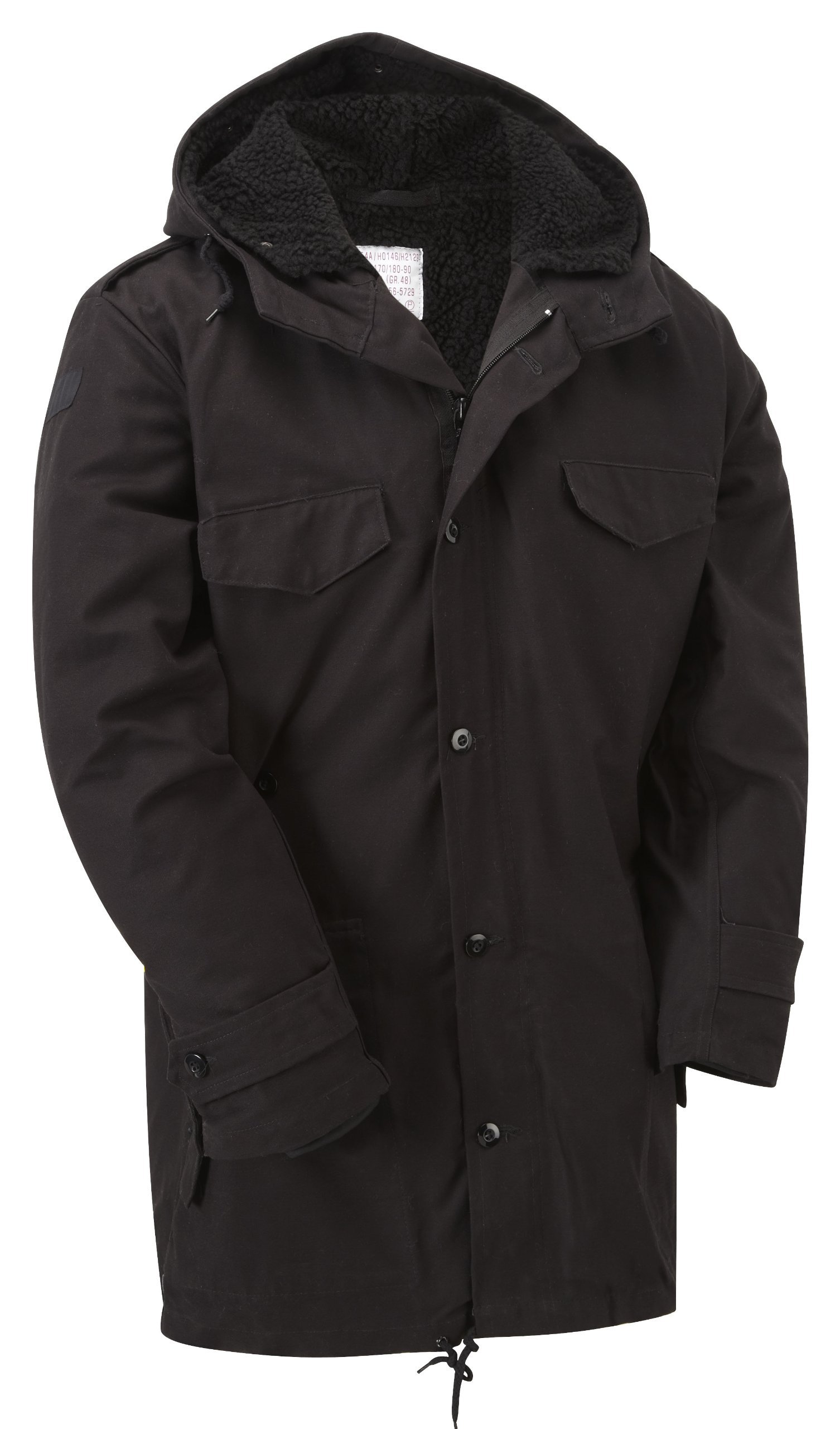 Black German Army NATO Parka (UK 48 - EU 58)