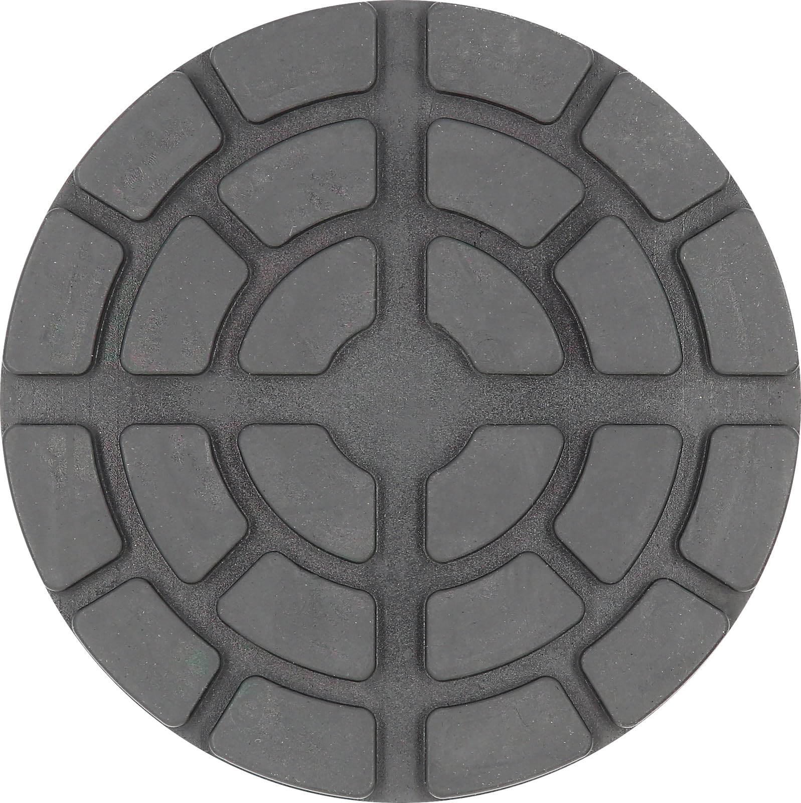 KS Tools 160.0472 Lot de 10 plaques en Caoutchouc pour Pont élévateur Ravaglioli, Ø 150 mm