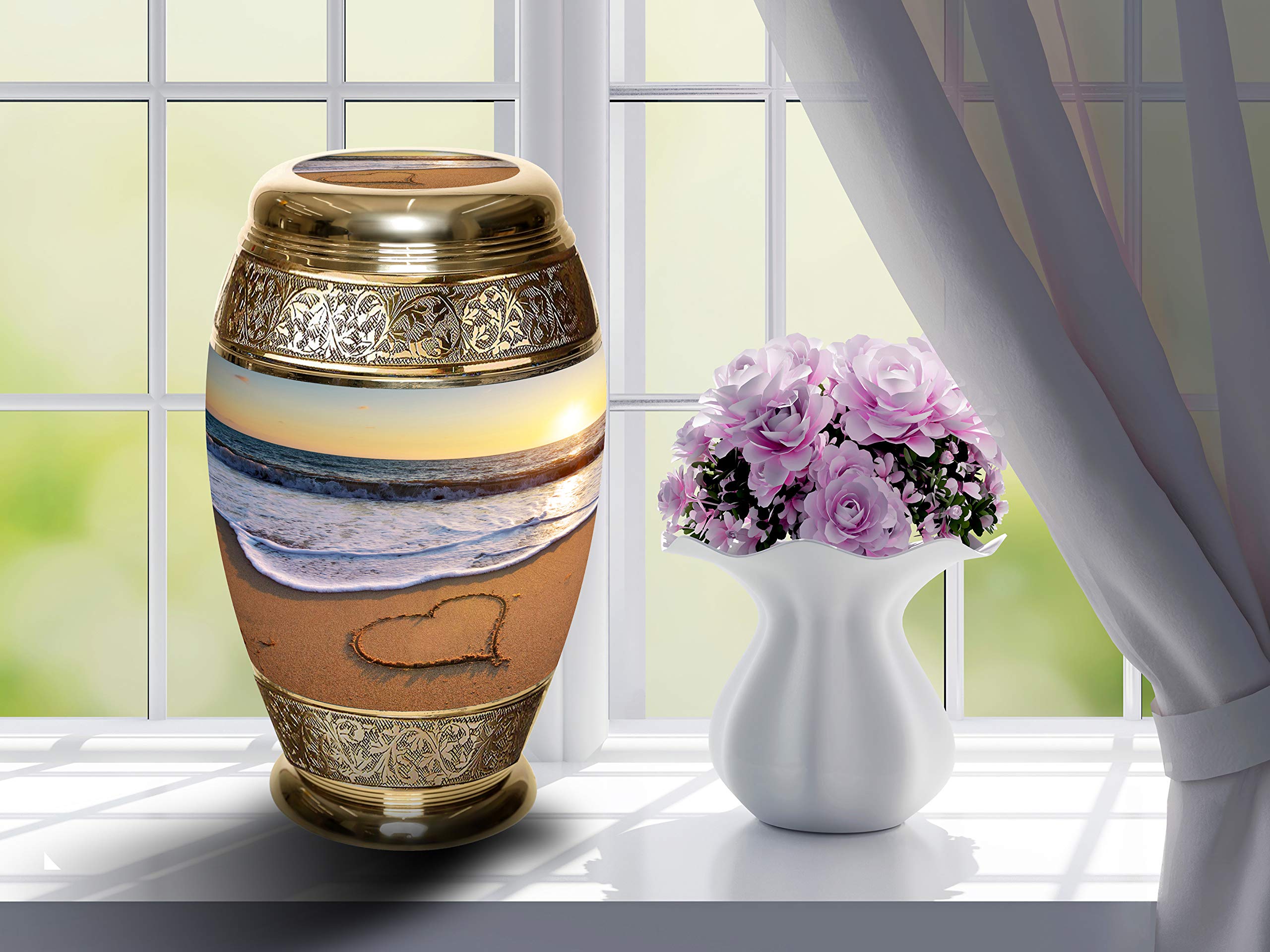 Endless Summer Sunset Urn Cremation Urns for Human Ashes Adult for