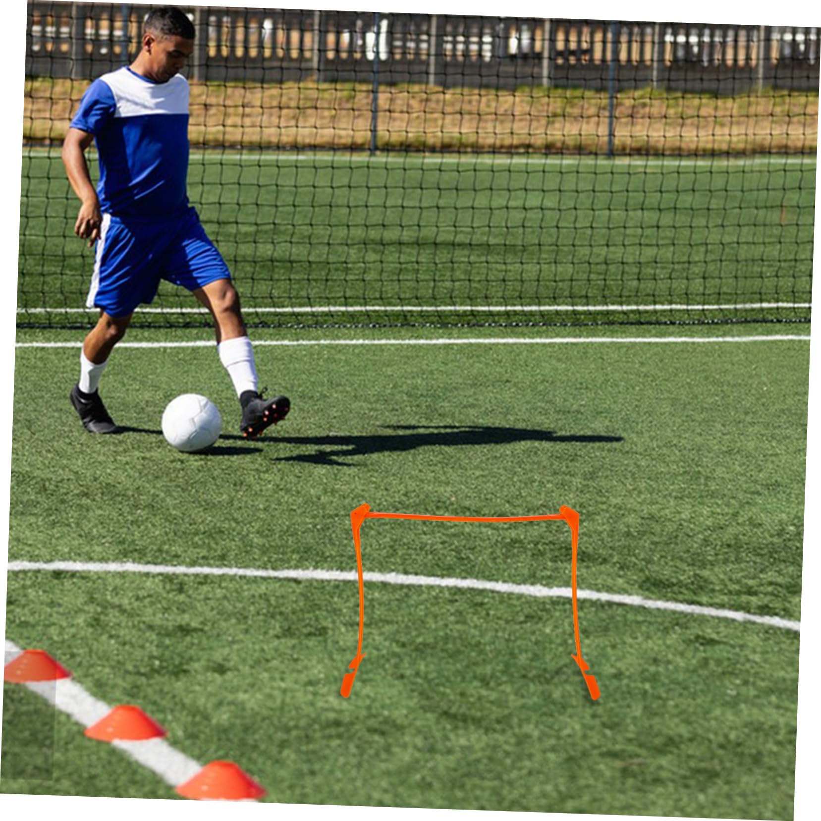 KESYOO Adjustable Soccer Training Hurdle Agility Hurdles for Multi Functional Height Speed Training Equipment for Soccer Drills