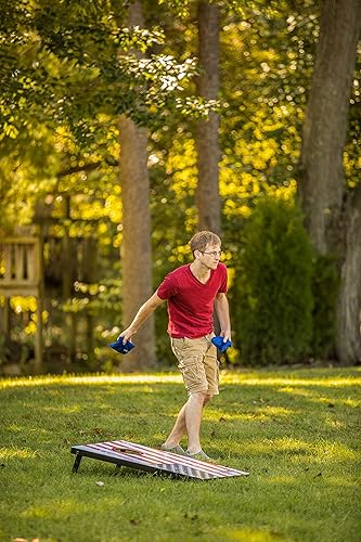 Miniatura 10 de Juegos prémium de 2 x 3 para jugar al cornhole, opciones LED disponibles, 8 bolsas de granos para lanzar y también incluye los tableros de cornhole