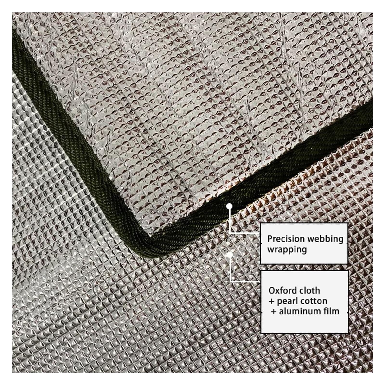 Camping-Aluminium-Schaumstoffmatte, faltbar, doppelseitig, isolierend, thermisch, wasserdicht, ultraleichte Bodenmatte für Zelte