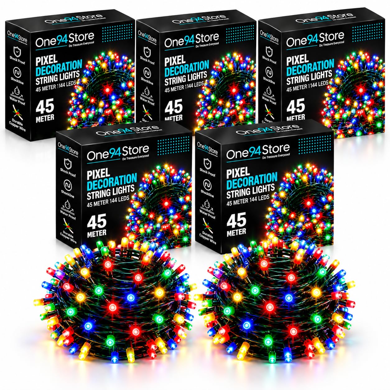 56 LED Fairy Lights - 20m Warm White String Lights -18