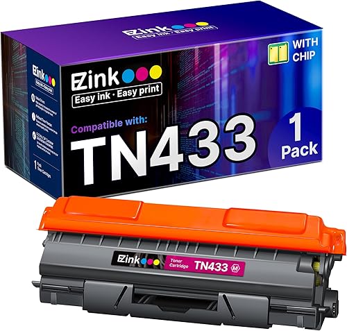 E-Z Ink (TM - Cartucho de tóner compatible con Brother TN-433 TN433 TN433bk TN431 compatible con HL-L8260CDW HL-L8360CDW MFC-L8610CDW MFC-L8900CDW