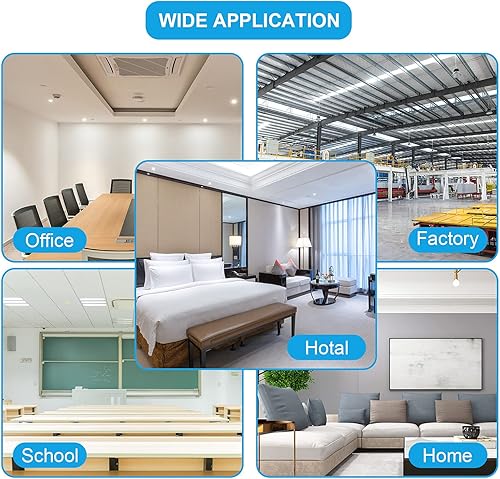 Miniatura 7 de Parche de reparación de paneles de yeso de 5 piezas de 8 x 8 pulgadas, kit de parches de reparación de pared de fibra de vidrio autoadhesivo, parche