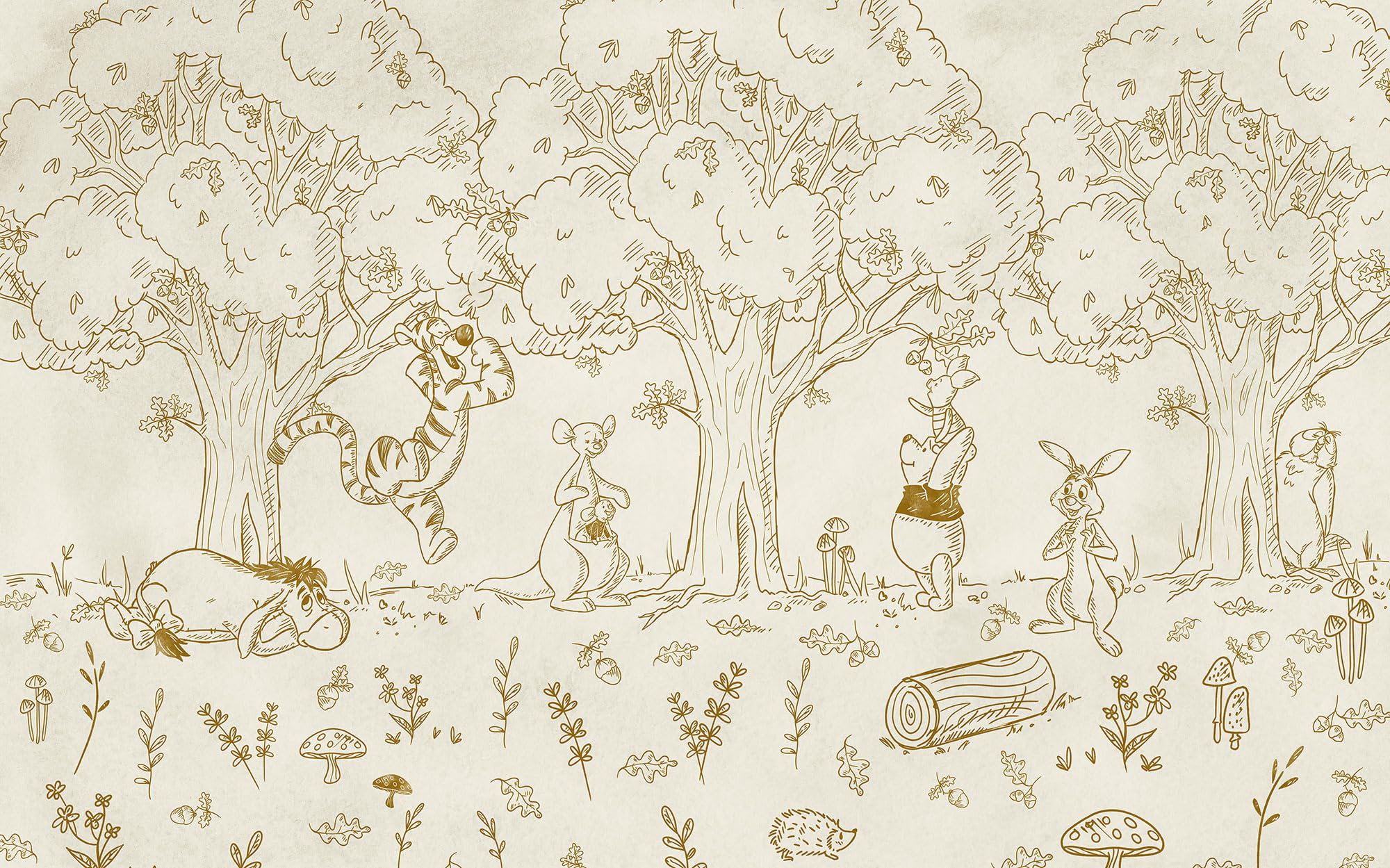 Komar Disney Non-Woven Photo Wallpaper Winnie The Pooh Outdoors Size 400 x 250 cm Children's Bedroom Wallpaper Children's Wallpaper - Image 2