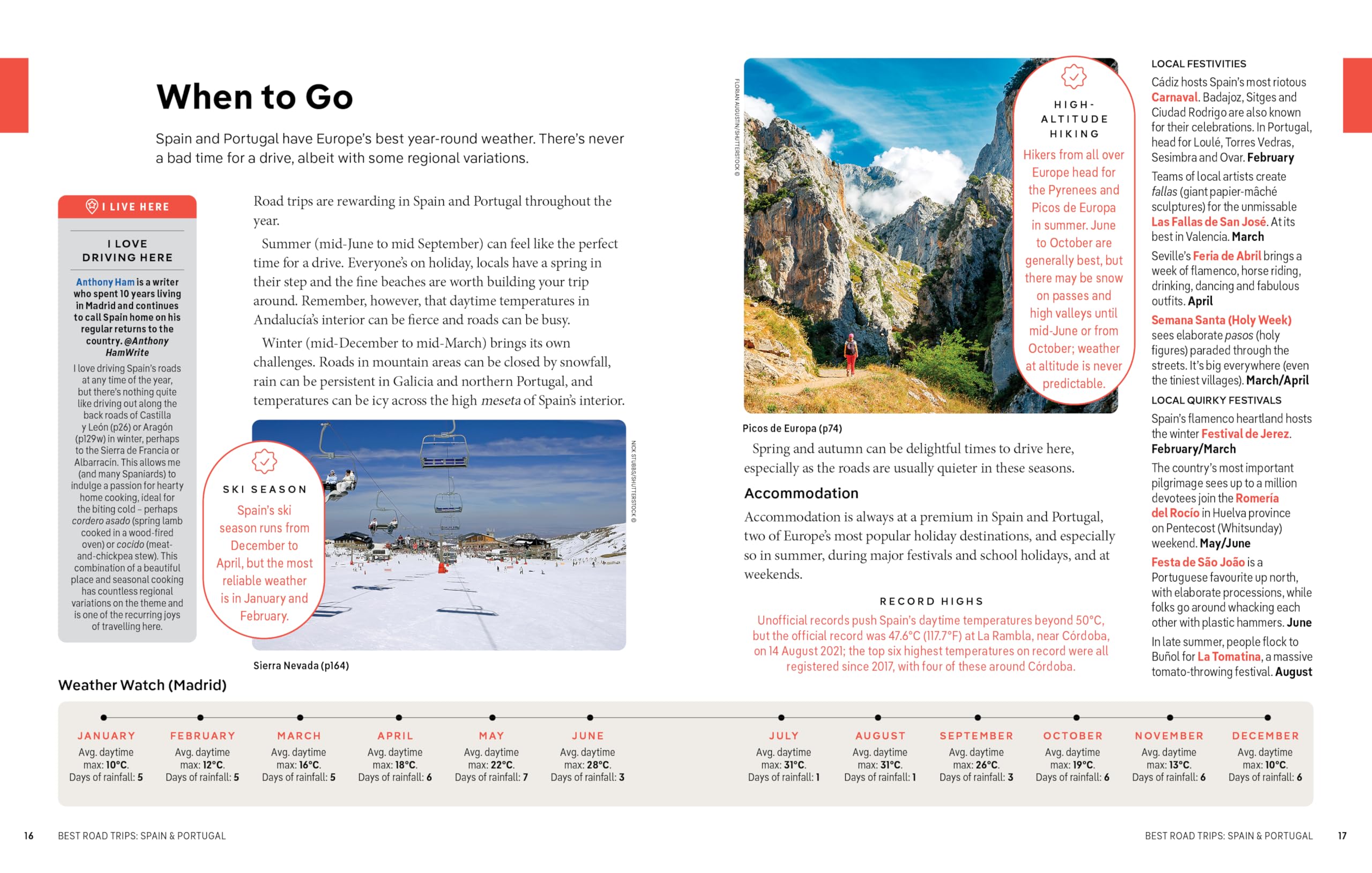 Spain & Portugal Best Road Trips 3ed -anglais-: best road trips : escapes on the open road