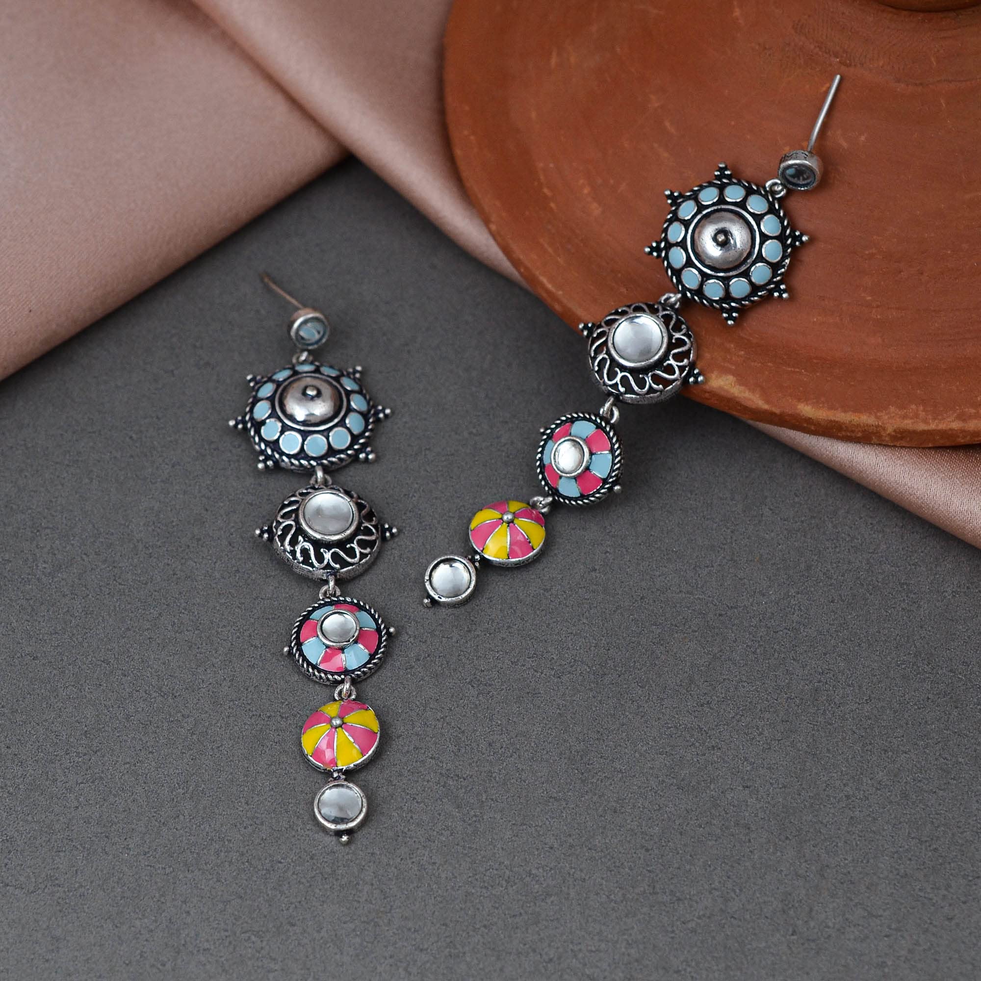 Folklore Circles Drop Earrings