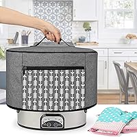 Vista 8 de YARWO Cubierta antipolvo para olla de cocción lenta compatible con olla de cocción lenta y Hamilton Beach de 6 a 8 cuartos de galón, cubierta libre