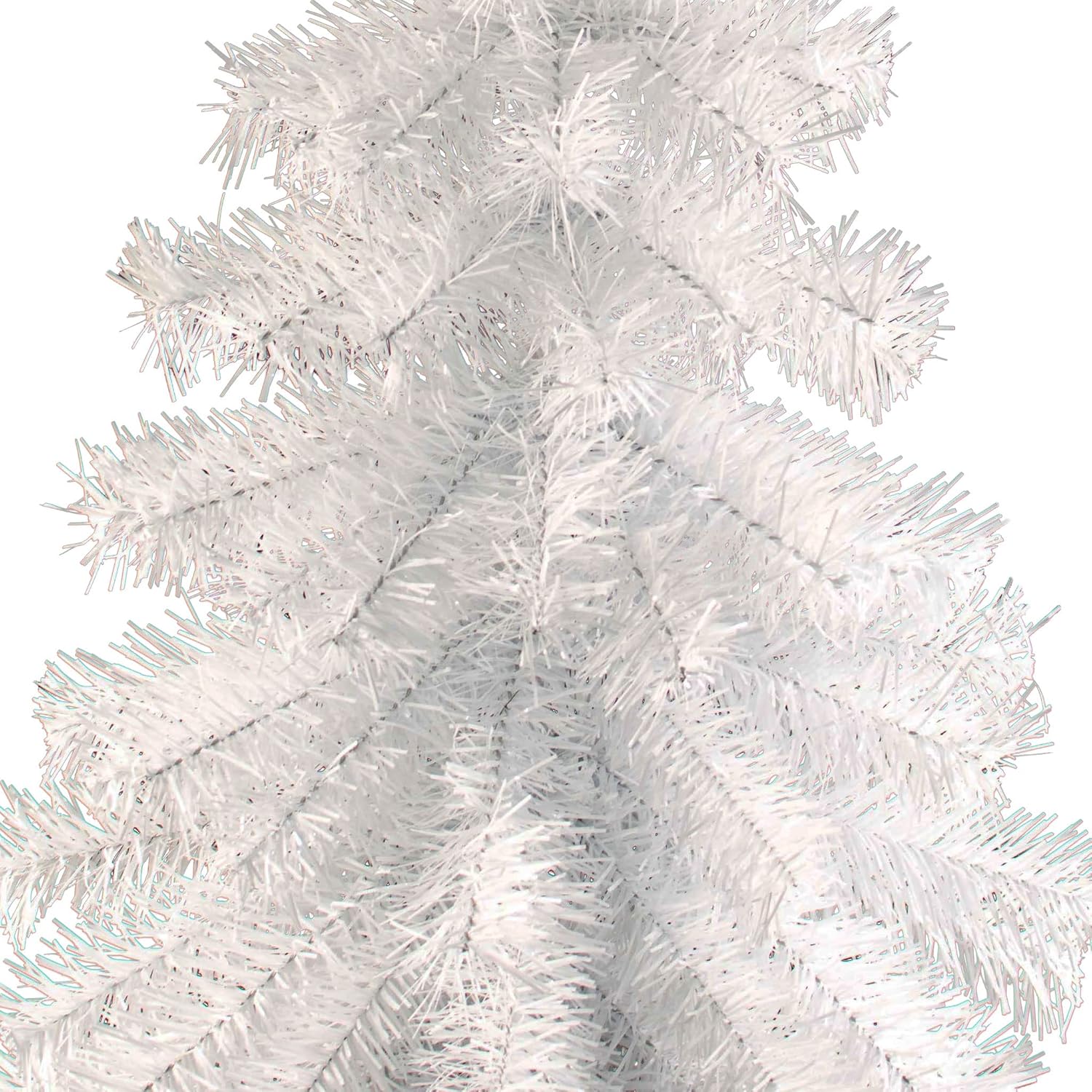 Lee Display 3FT White Hanging Wall Christmas Tree, Vintage Retro Style