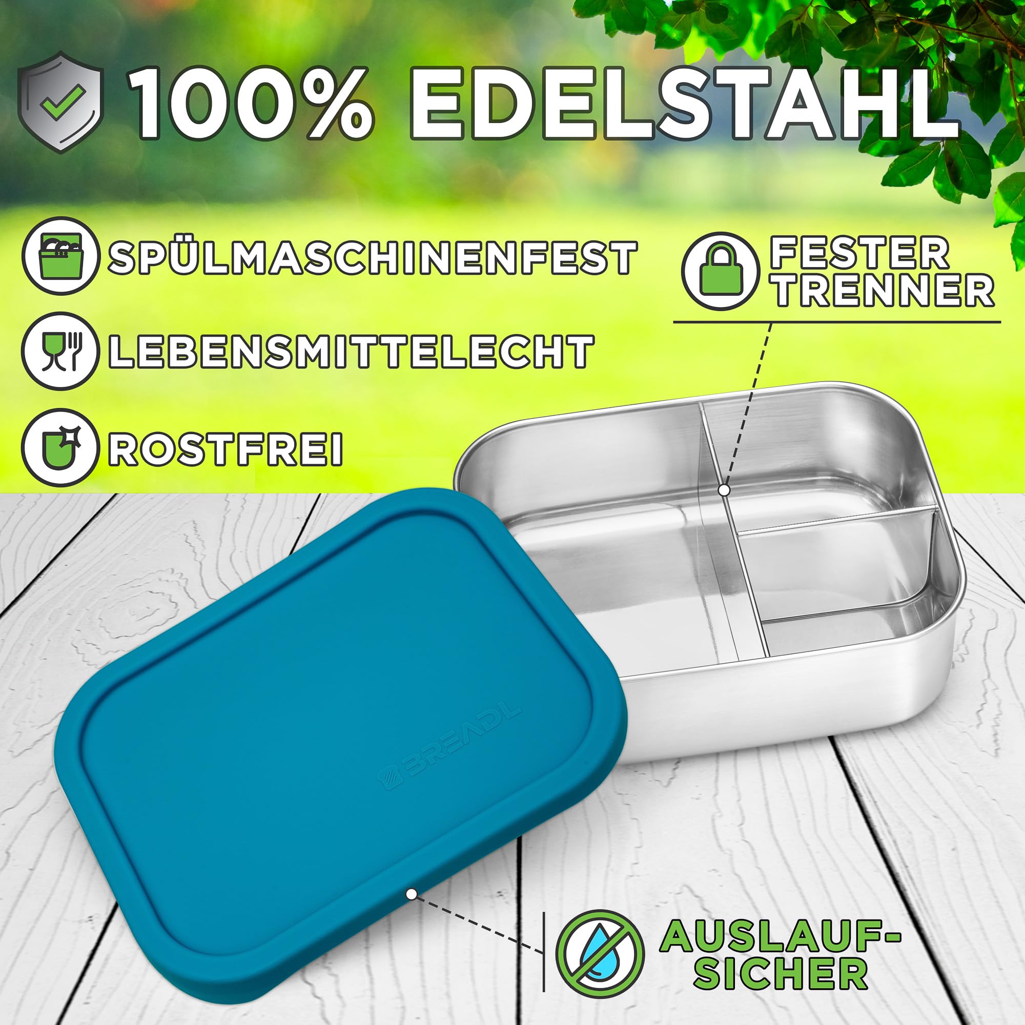 2-tlg. Brotdose & Trinkflasche Set Erdbeere – Personalisierbar, BPA-frei, Tritan