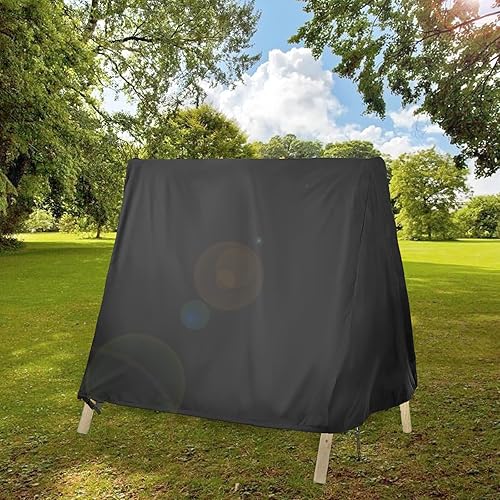 Miniatura 6 de Kasla Funda para columpio para exteriores, cubierta de columpio de patio, cubierta de columpio para muebles de exterior, cubierta de porche,