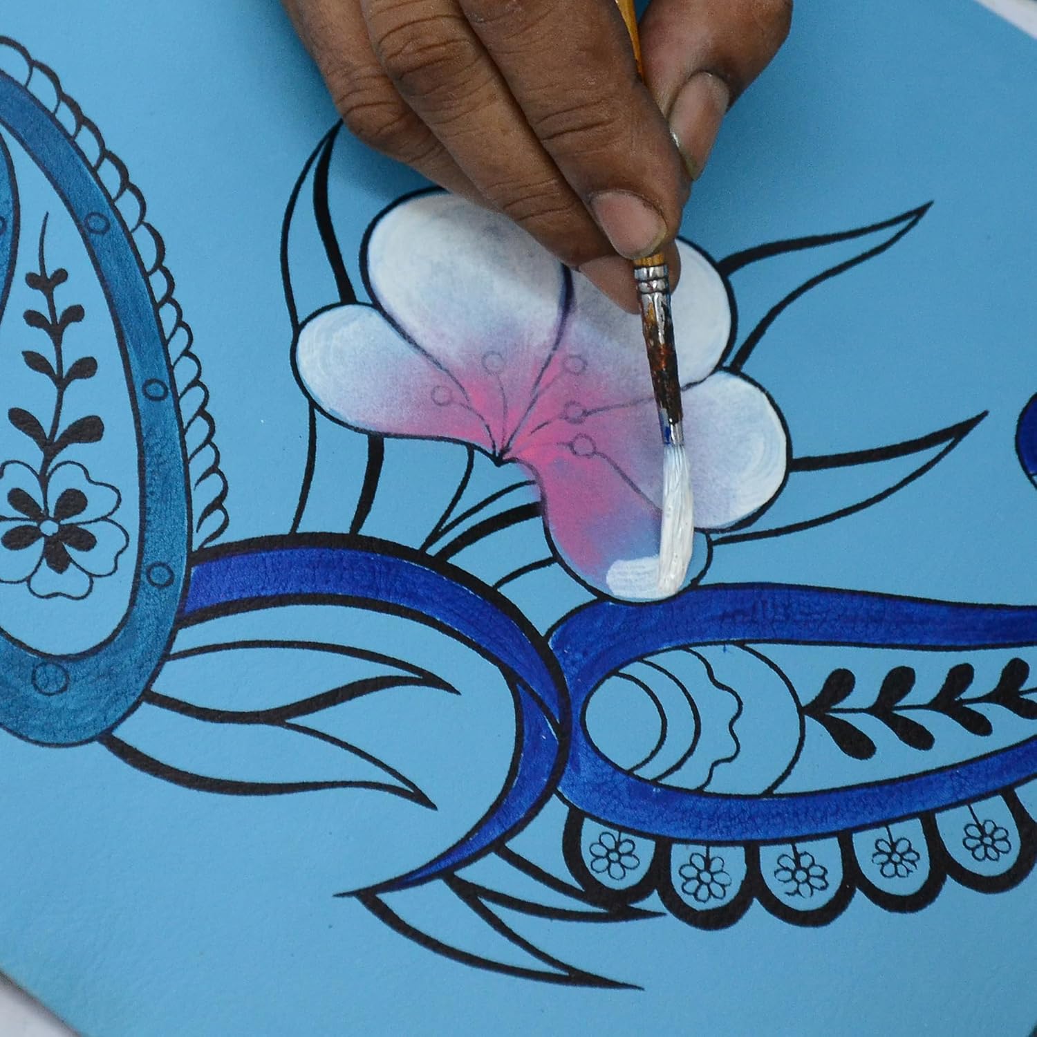 Anna by Anuschka Women's Hand Painted Genuine Leather Ladies Wallet - Image 2