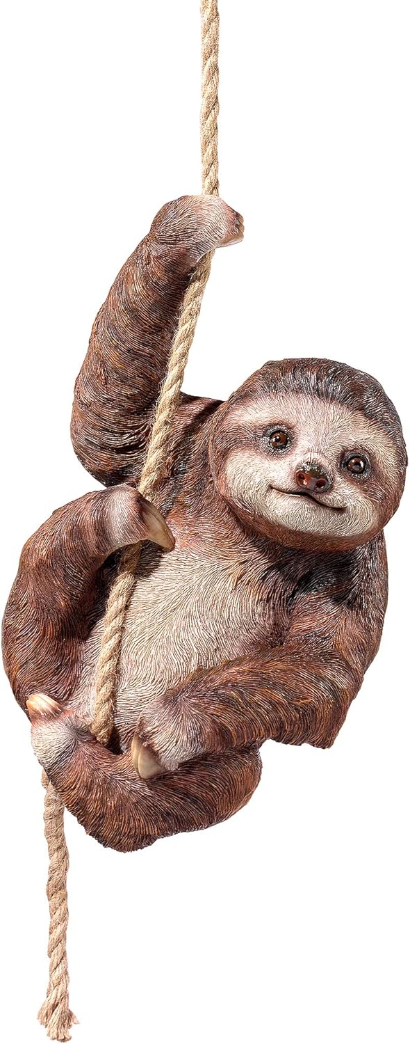 Hanging Horatio The 3-Toed Sloth Statue
