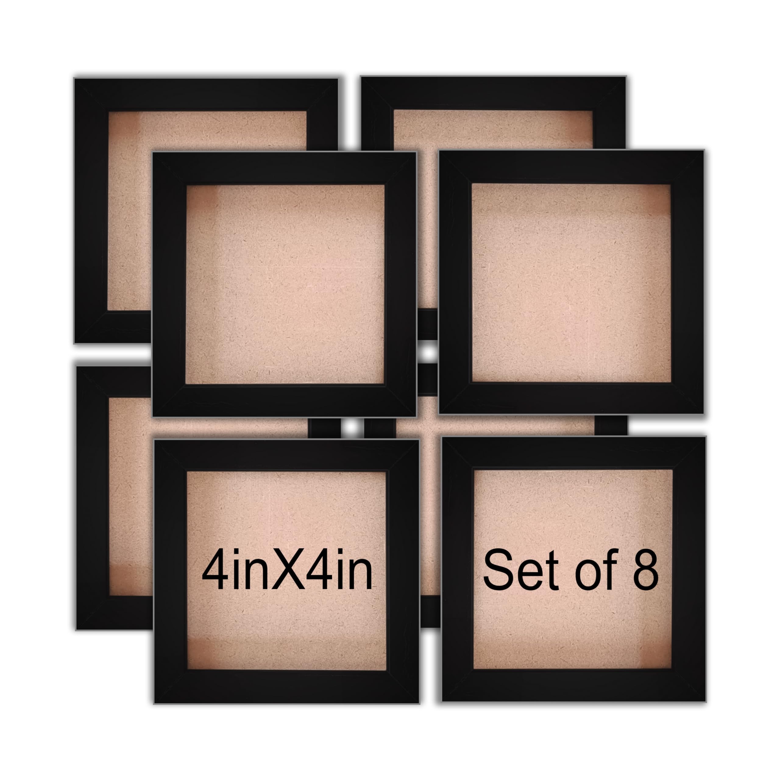 FRAME RANG White 4X4inch Picture Frame || Mini Picture Frames for your Space and Wall Decoration || Set of 8 Mini Frames White Collage Set for Wall/Home (4 * 4 Inch Picture Size) (B0D4Z55QNH) Amazon Price History, Amazon Price Tracker