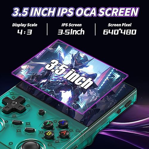 Miniatura 2 de RG35XX Pro Retro - Consola de juegos de mano doble tarjeta de 64+128 GB con emulador integrado de 11000+ juegos retro 17, sistema Linux, pantalla