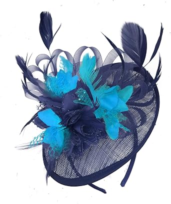 Sinamay Disc Saucer Fascinator Hat 