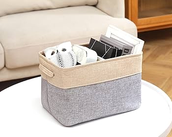 Amazon｜収納バスケット 収納かご 2個セット 小物入れかご