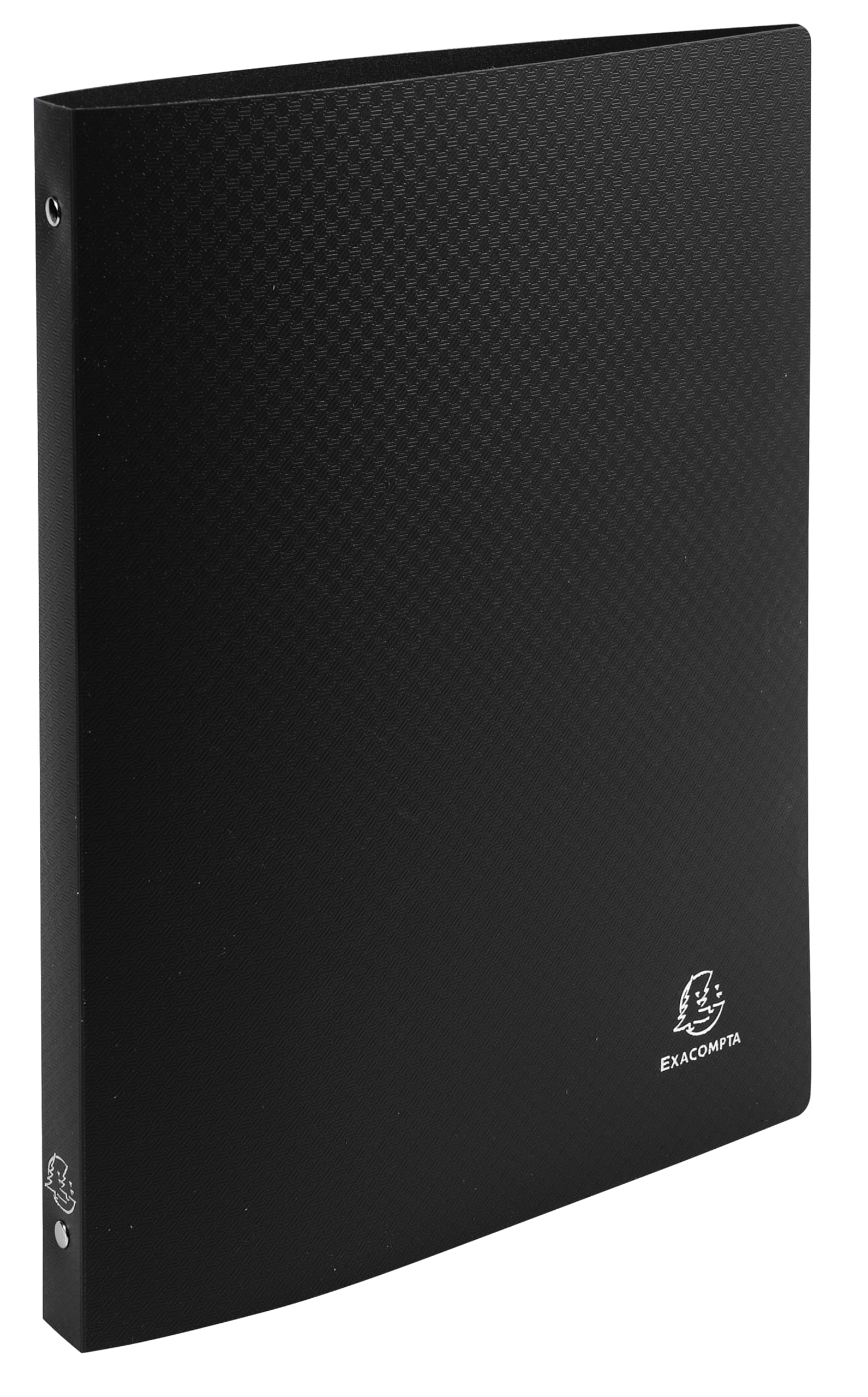 Exacompta - OPAK 51191SE - Karton mit 25 weichen Ordnern - 4 Ringe - Rücken 2 cm - Außenmaß 32 x 25 cm - DIN A4 Ordner - Schwarz