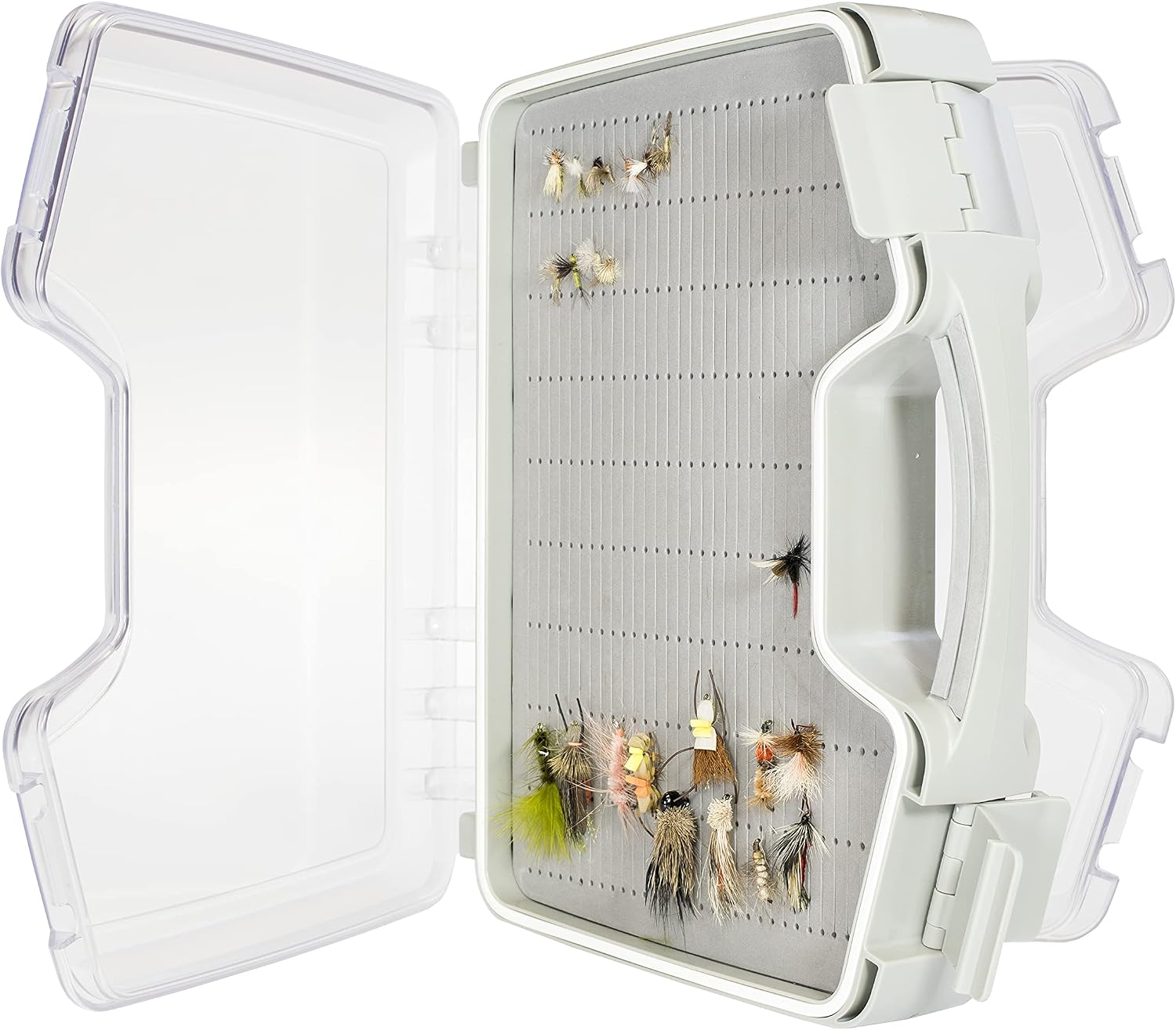 Huge "The Flybrary of Congress" Waterproof - Saltwater Fly Box - Holds All Your Flies, Streamers, and Jigs