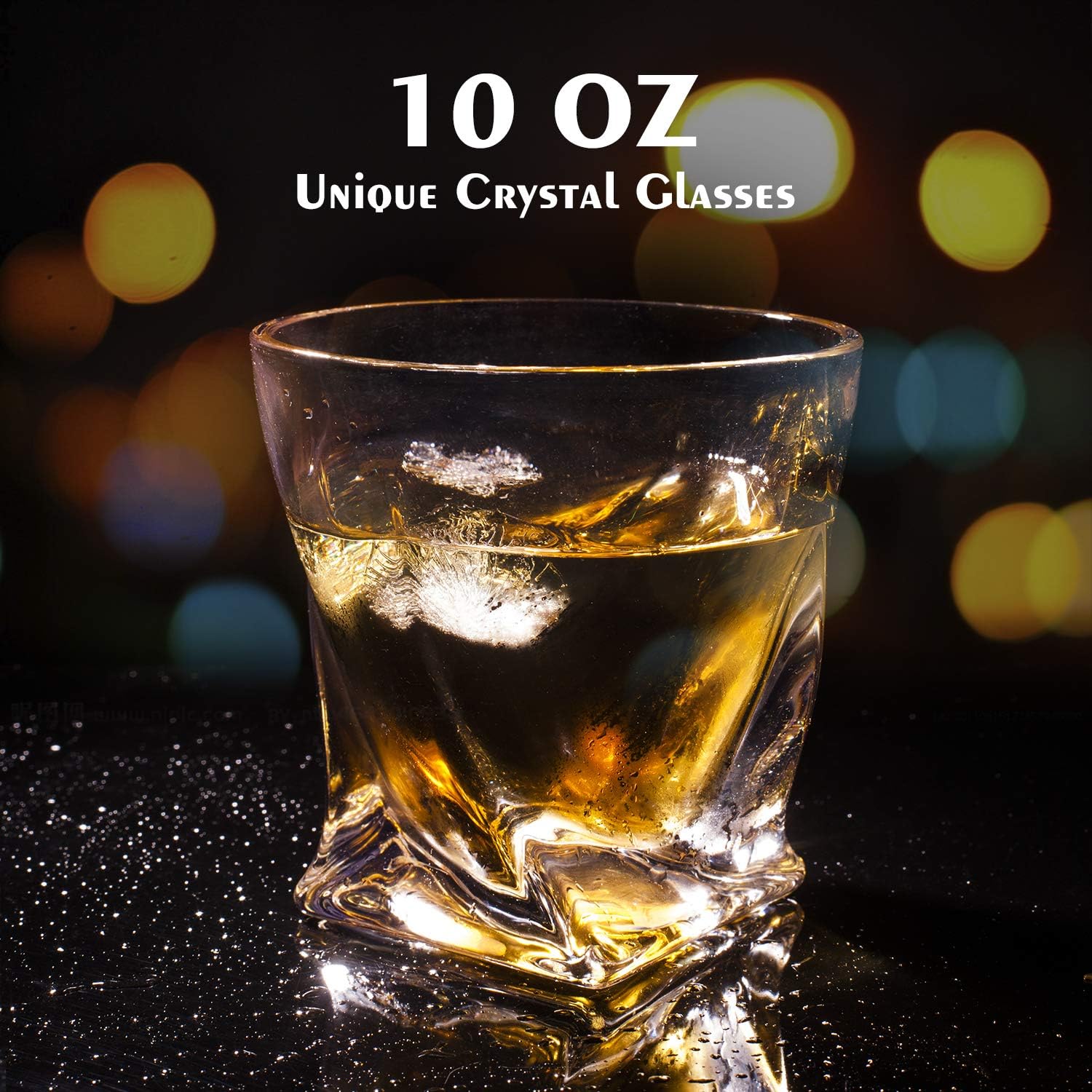 Cneng Whisky Steine Geschenkset mit Glas - Perfektes Geschenk für Whisky-Liebhaber Photo 3