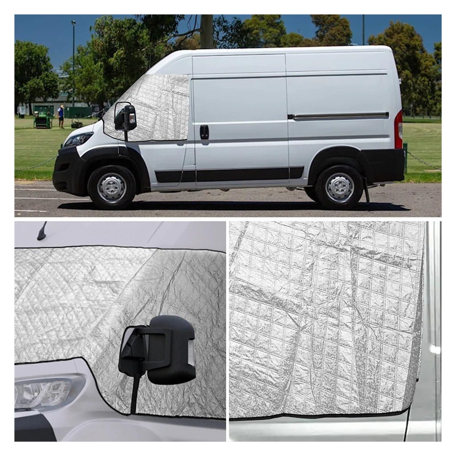 Osłona przeciwśnieżna na przednią szybę zamiennik do Citroen Relay UP RV przednia szyba trwała osłona przeciwsłoneczna i osłona chroniąca przed śniegiem zapobiega lodowej osłonie przeciwsłonecznej