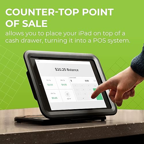 Miniatura 4 de Gumdrop POS - Soporte de quiosco de seguridad antirrobo para iPad con versatilidad abatible para escritorio o montaje en pared, oficina, negocios y