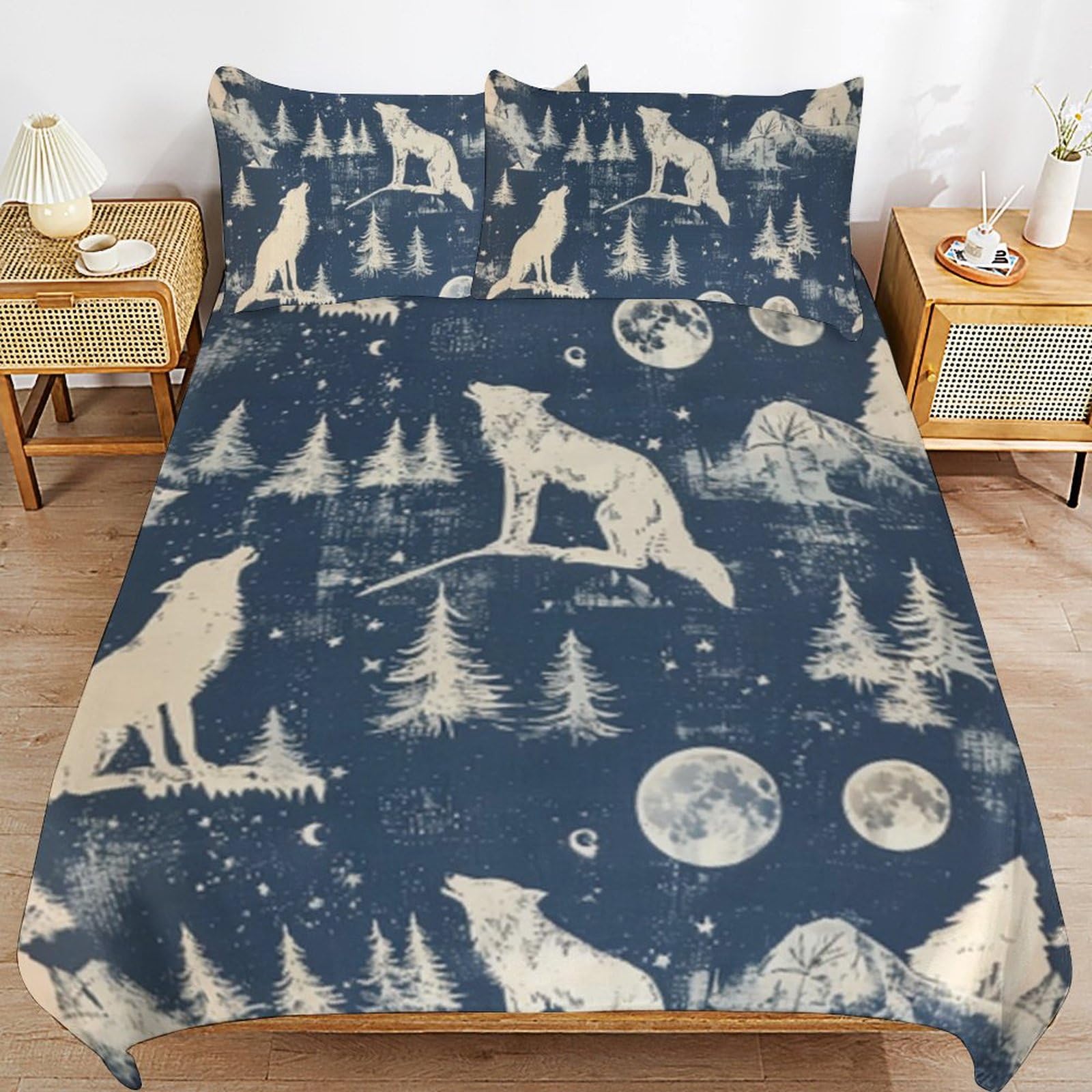 Ropa de cama infantil de lobo 3D para transformar el dormitorio juvenil este invierno