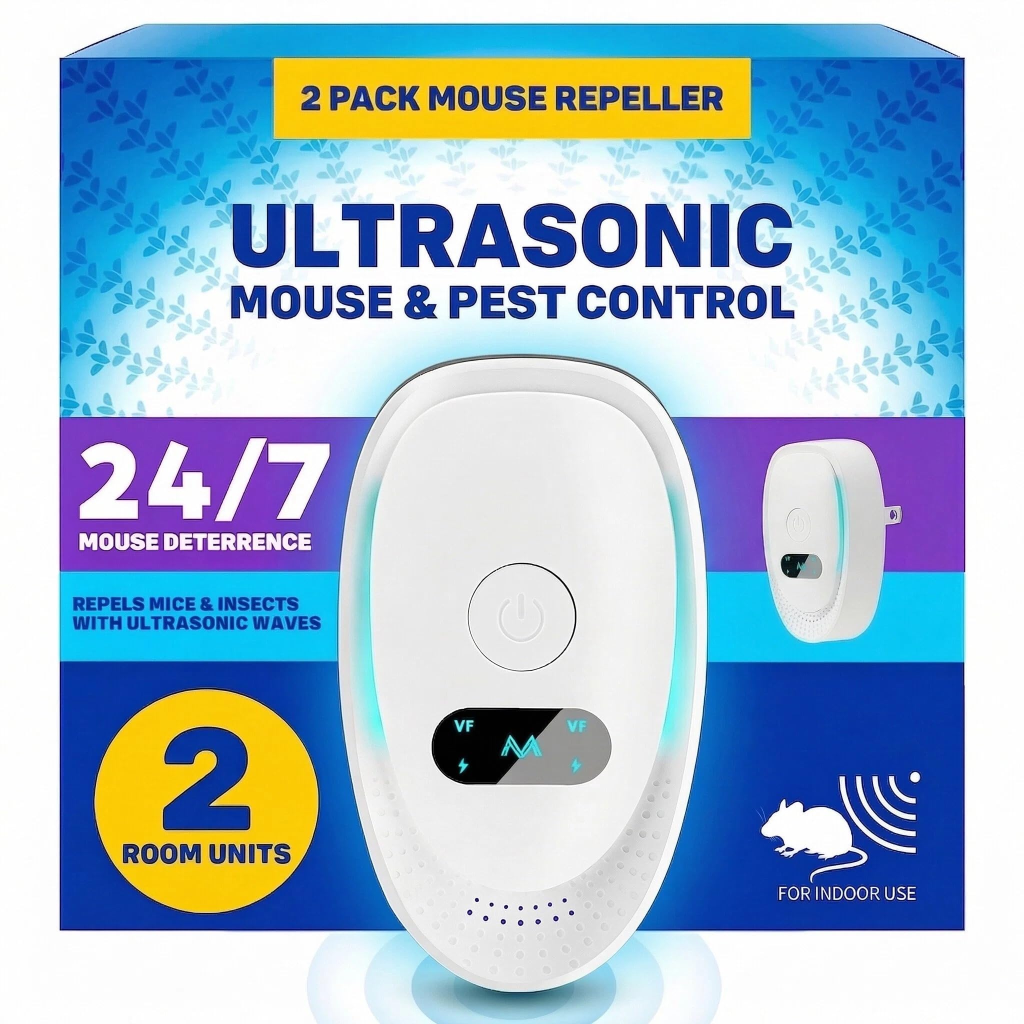 Padonco Ultrasonic Pest Repeller Plug In – 4 Pack Mouse & Rodent Repellent for Home, Garage & Attic, Electronic Rat Control Device for Mice, Ants & Spiders, Safe for Pets & Children — view 10
