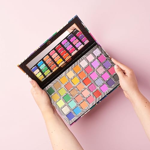 Miniatura 4 de W7 Paleta de pigmentos prensados Mardi Gras - 40 colores de fiesta de alto impacto - Maquillaje audaz impecable de larga duración
