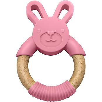 bunny teething ring