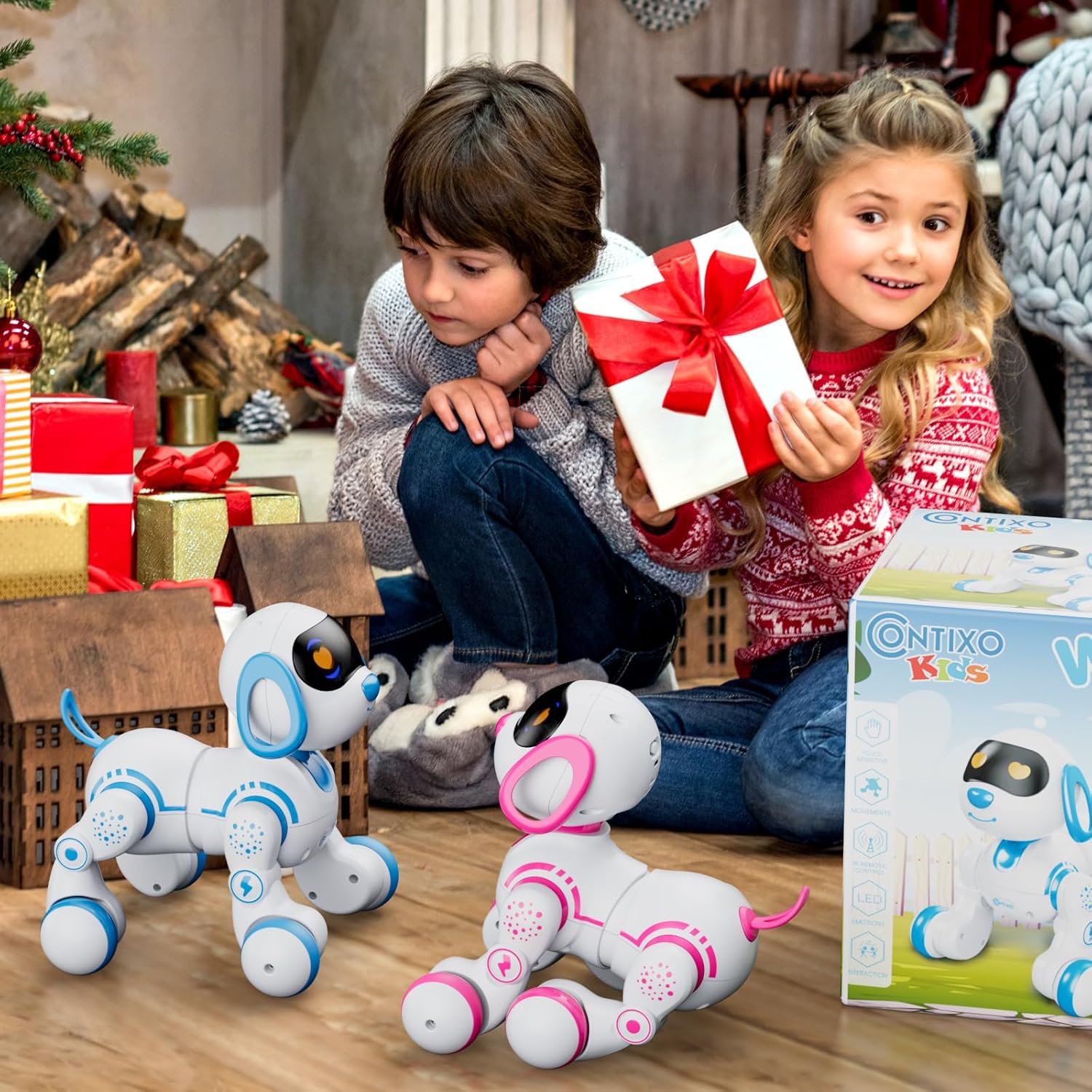 Amazon.com: Contixo R3 Robot Dog Kids Toy - Remote Control Robots