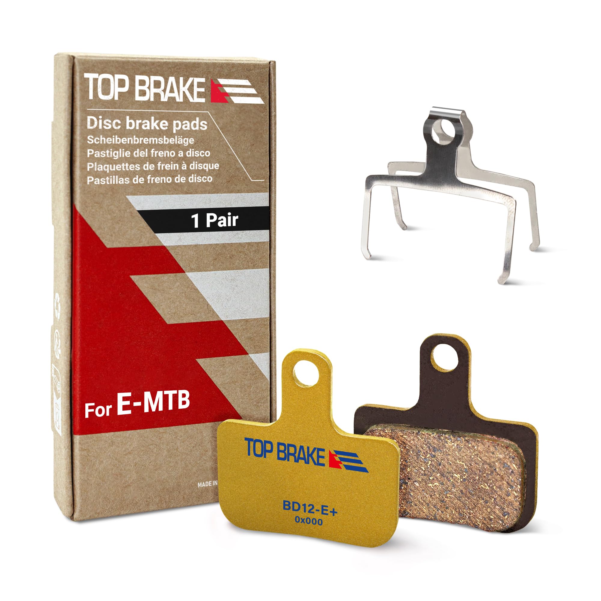 TOP BRAKE Disc Bike Brake Pads Compatible with SRAM Level Ultimate/T/TL/TLM B1, Force eTap AXS, Red eTap AXS (Gen. 2) | MTB eMTB Gravel Cross-Country(XC) Racing Trail