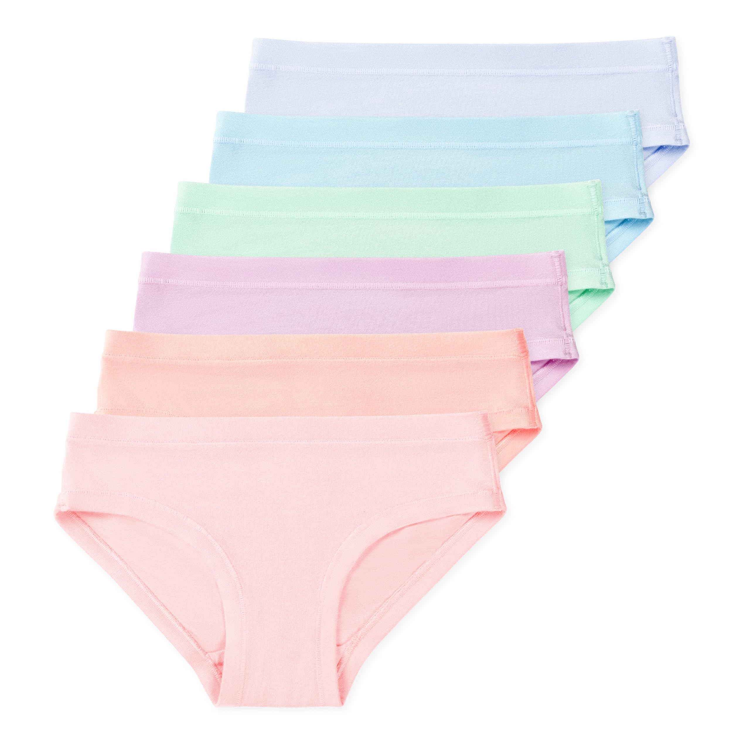 Lucky Me Hazel Girls Bikini Childrens Underwear 6 Pack