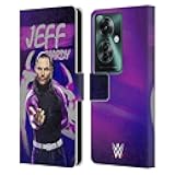 Officially Licensed WWE LED Image Jeff Hardy Leather Wallet Case Compatible with Oppo Reno11 F 5G / F25 Pro 5G