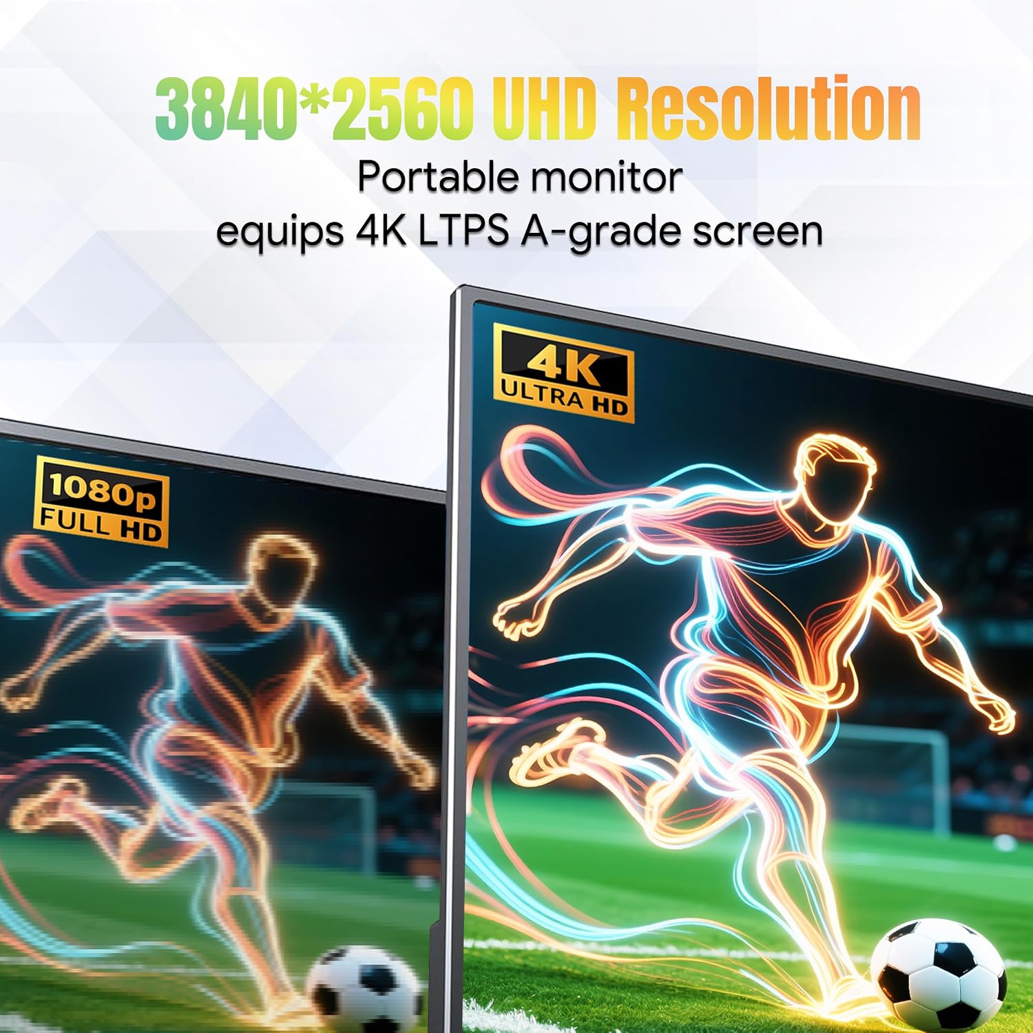 14" 4K Portable Monitor, 3840×2560 LTPS Display with HDR & 100% sRGB 6 819RCBVabaL. AC SL1500