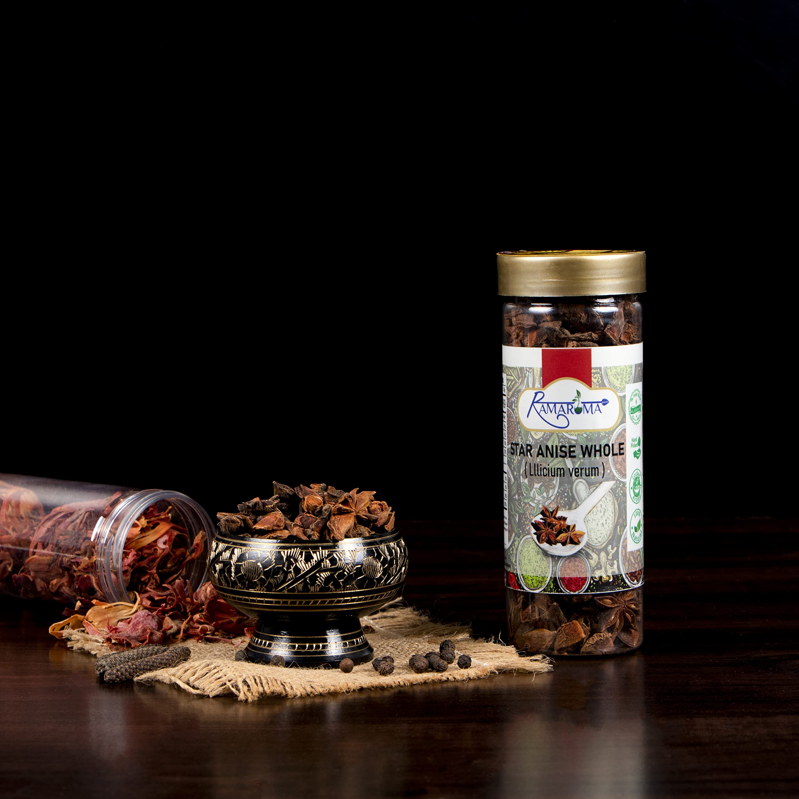 Ceylon Cinnamon Star Anise Seeds, Whole Pods (Badian Khatai) Spice, All Natural ~ Gluten Free