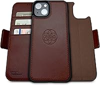 Vista 33 de Dreem Fibonacci - Funda tipo cartera para iPhone 14 Plus Funda desmontable de piel vegana 2 en 1 con soporte integrado, soporte para tarjetas
