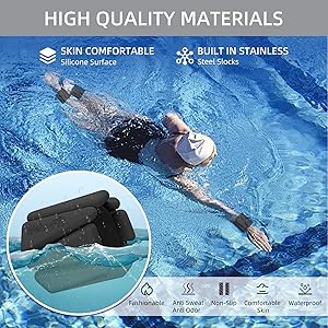 2LBS/4LBS Adjustable Wearable Pilates Wrist & Ankle Weights For Women & Men | Arm & Leg Weights Silicone Wrist Bangles For Home Gym Workout, Travel, Yoga, Barre, Strength Training-Set Of 2