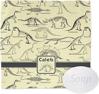 Dinosaur Skeletons Washcloth (Personalized)
