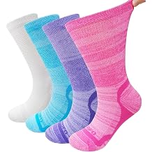 LOFIR Diabetic Socks for Men Women Soft Extra Wide Top Socks - Non Elastic Loose Fit Gentle Cotton Seamless Padded for Swollen Feet and Ankles Size 6-14