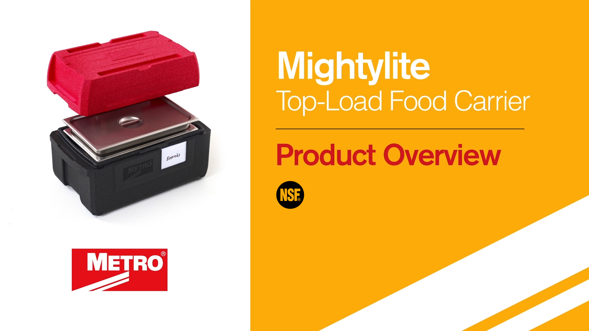 Amazon.com: METRO Mightylite ML180 Top-Load Insulated Food Carrier