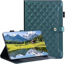Xiaomi Pad 6S Pro Case, 12.4 inch Xiaomi Pad 6S Pro 12.4 Case, Stylish Quilted Embroidery Tablet Case, Xiaomi Pad 6S Pro Case, Notebook-Type Lightweight, Card Storage, Pen Storage, Stand