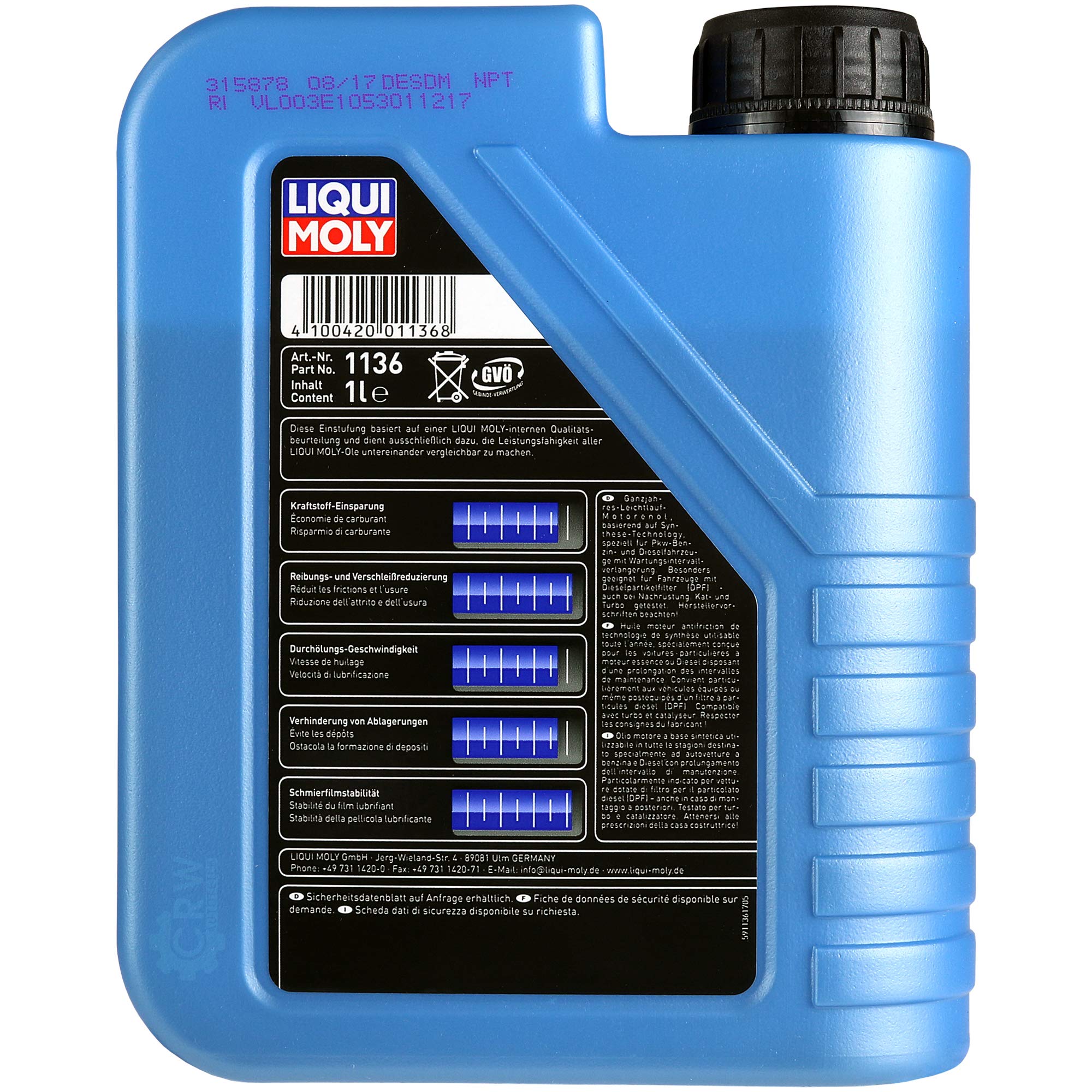 Kit d'inspection 8 l LM LT High Tech 5W-30 + filtre à air MANN